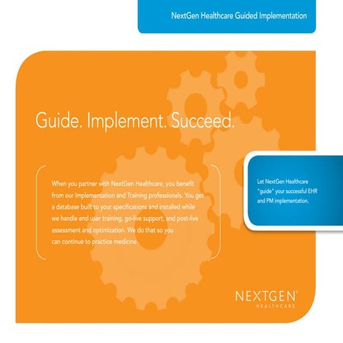 NextGen Healthcare Guided Implementation