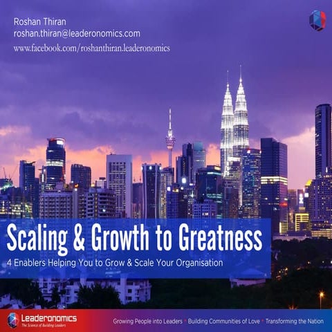 Growing & Scaling Your Business - The 4 Constraints That is constraining your...
