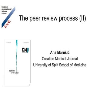 The peer review process