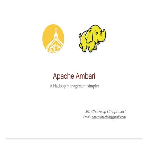 Manage Hadoop Cluster with Ambari