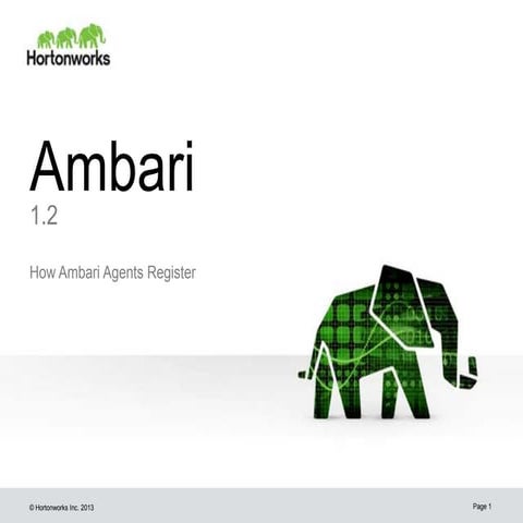 Ambari: Agent Registration Flow