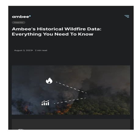 Ambee Historical Wildfire Data Everything You Need To Know