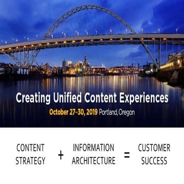 Content strategy + Information Architecture = Customer Success | Amber Swope ...