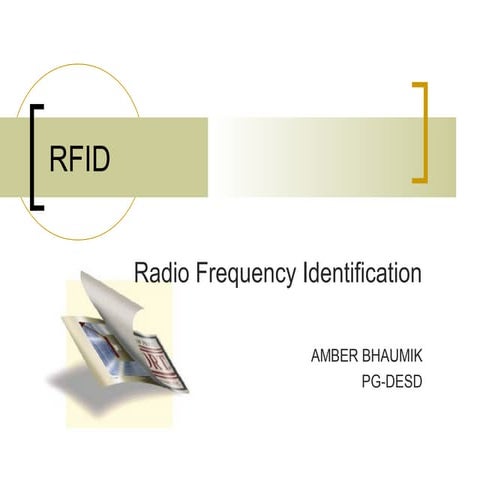 RFID (Radio Frequency Identification)