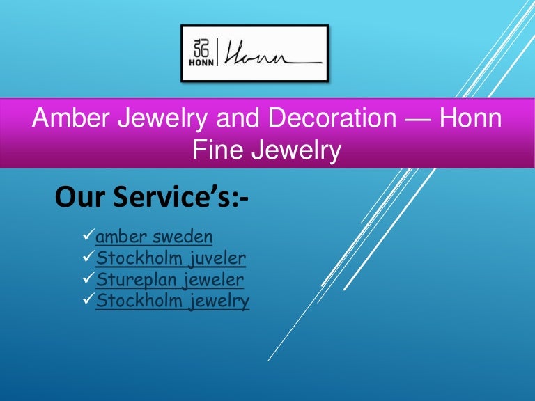 fine amber jewelry