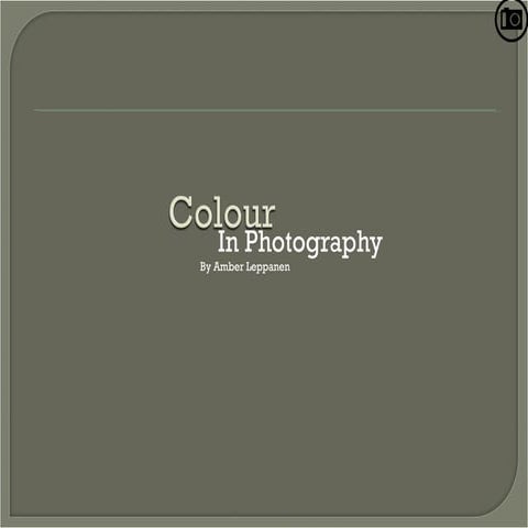 Colour in Photography 