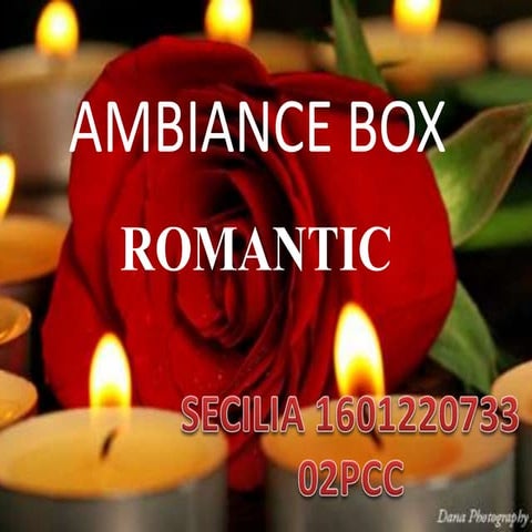 Ambiance box- theme valentine | PPT