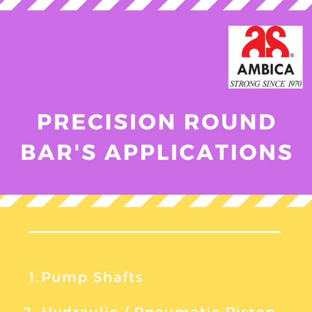 Precision Round Bar's Application