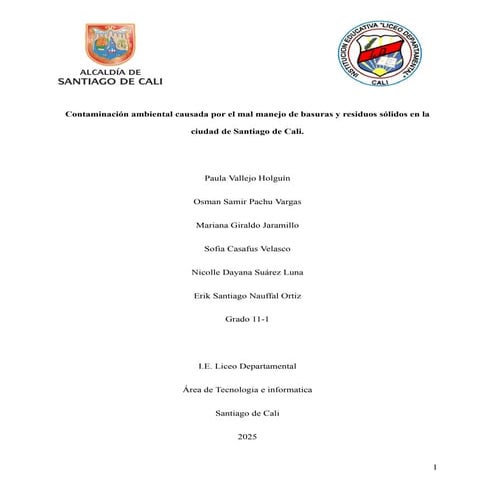 Contaminación Ambiental Observaciones de la J.A.L