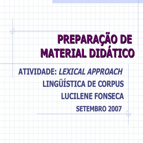 Ambientação_Atividade com Corpus  - Lexical Approach