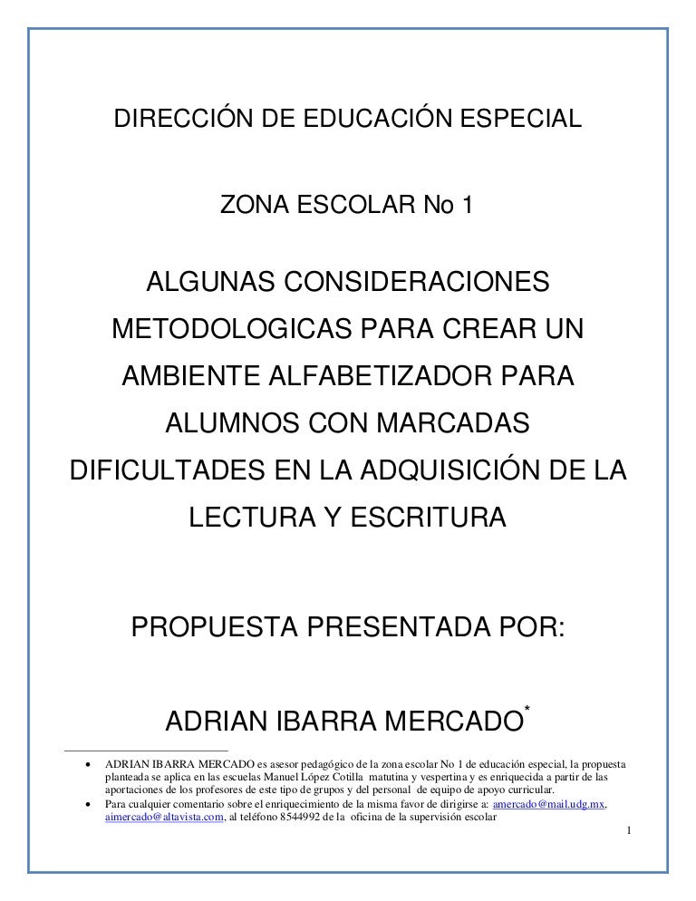 Ambiente alfabetizador en la escuela
