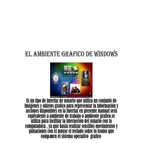 Ambiente grafico de windows