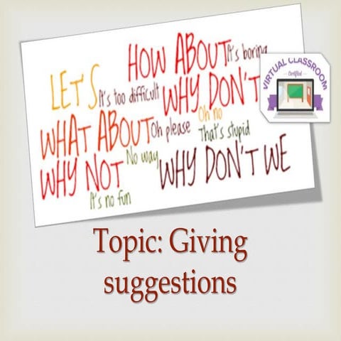 Ambientes giving sugges.