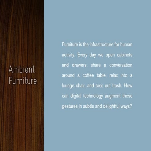 Ambient Furniture Catalog