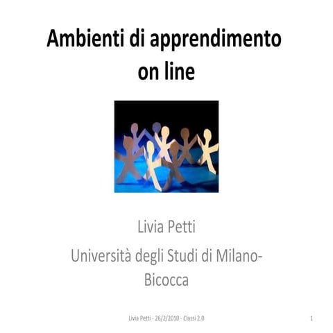 Ambienti Di Apprendimento On Line
