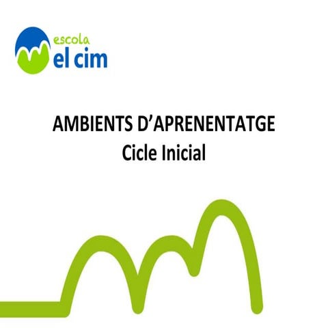  Ambients cicle inicial Escola El Cim – Curs 2019-20 
