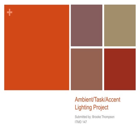 Ambient/Task/Accent Lighting