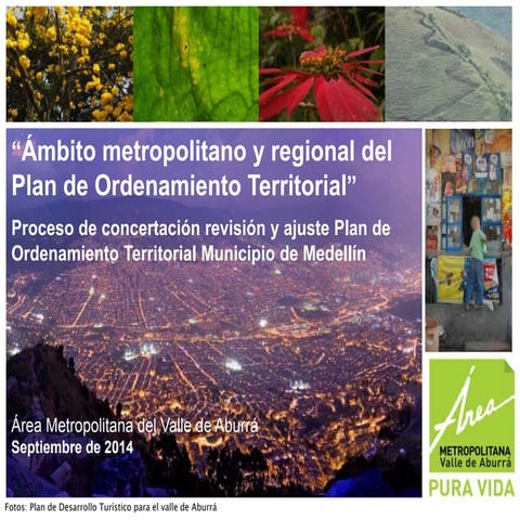 Ambito metropolitano en el POT