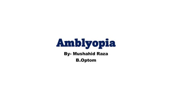 Excercise and Treatment AMBLYOPIA.pdf