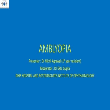 AMBLYOPIA