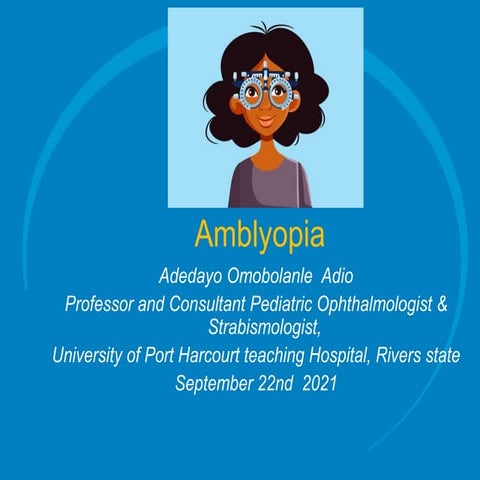 Amblyopia adio 2020