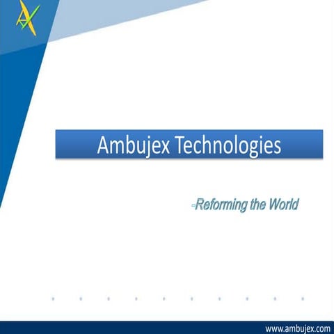 Ambujex Capability Presentation