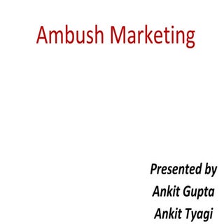 Ambush marketing