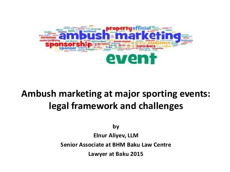 Ambush marketing at major sporting events
