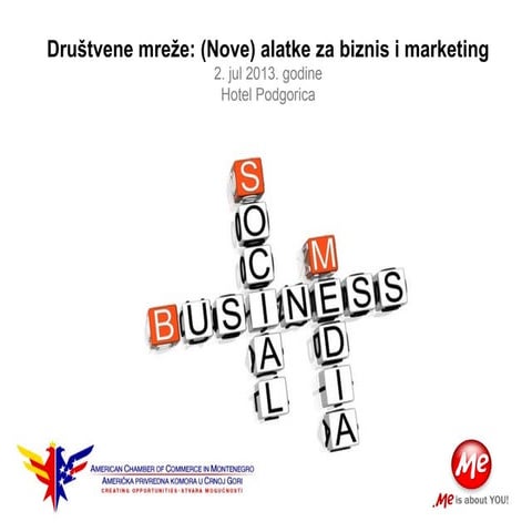 Društvene mreže: (Nove) alatke za biznis i marketing