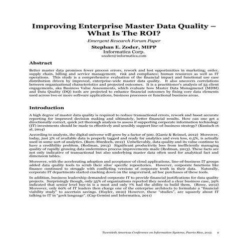 Amcis2015 erf strategic_informationsystemsevaluationtrack_improvingenterprise...