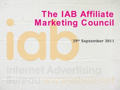 AMC Meeting 29th Sept 2011