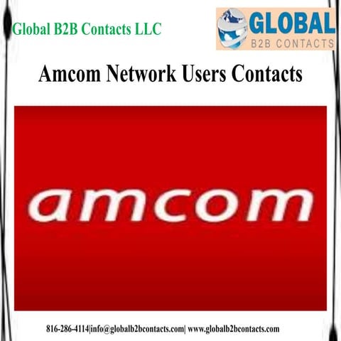 Amcom network users contacts | PPTX