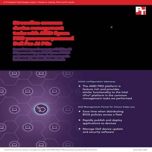 Streamline common device management tasks with AMD Ryzen PRO processor-powere...