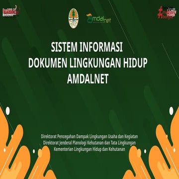Sosialisasi Amdalnet oleh KLHK 6 Feb 2024*