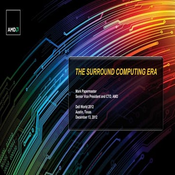 Surround Computing: The Future of Work & Play