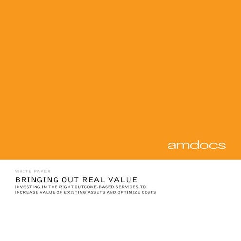 Amdocs Value Based Services Wp