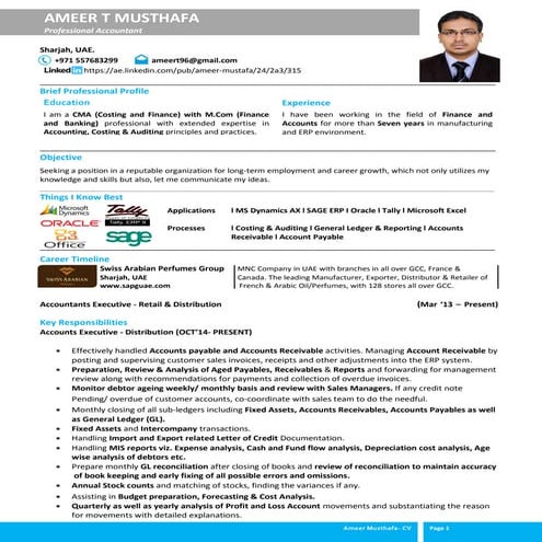 Ameer Musthafa cv