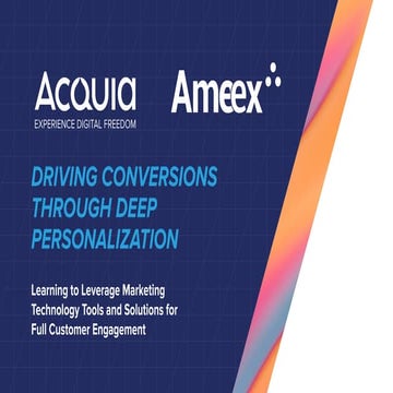 Driving Conversions Through Deep Personalization