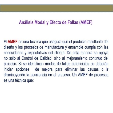 7. ejemplos de amfe | PPT