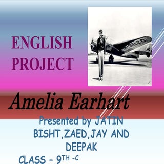 Amelia earhart