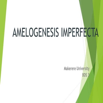 Amelogenesis imperfecta