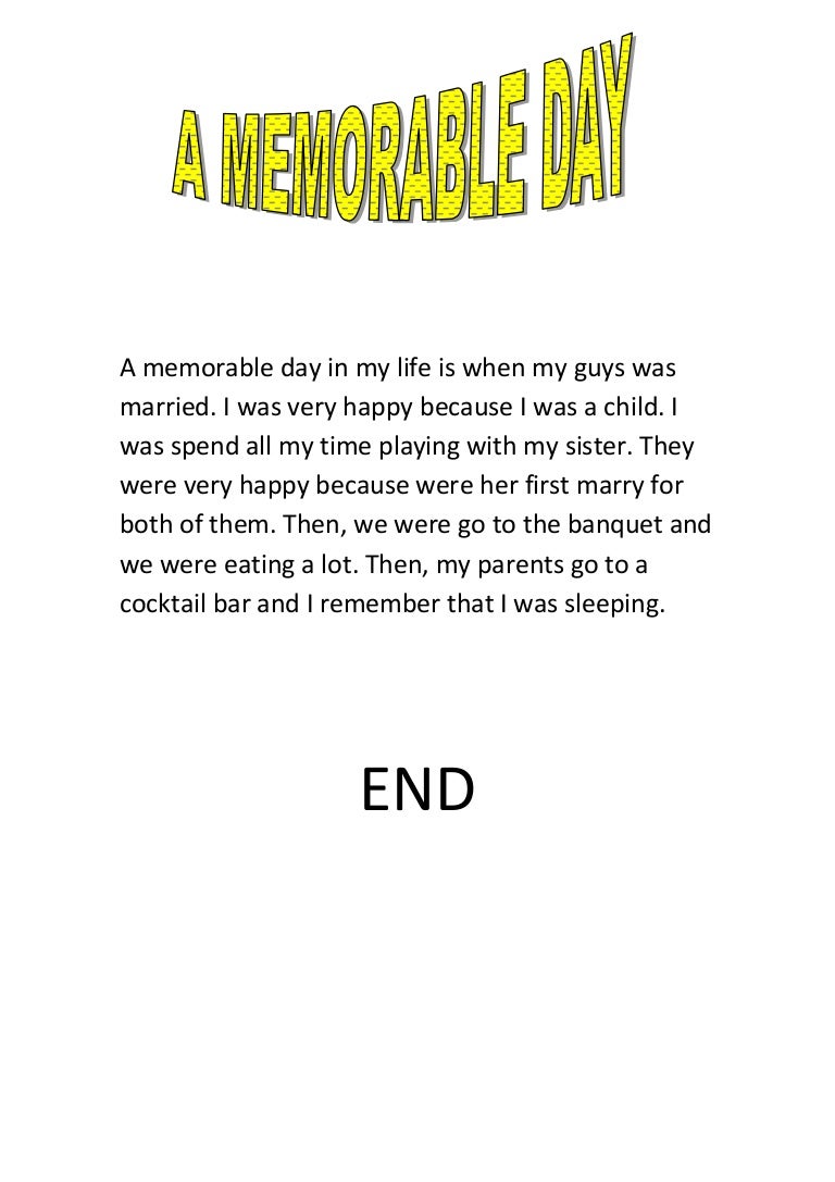 A Memorable Day a-memorable-day