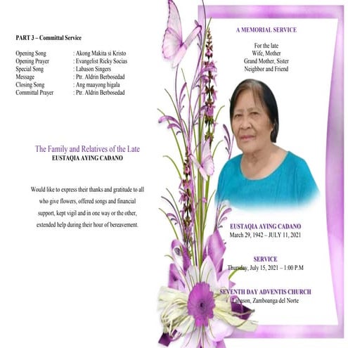 A MEMORIAL SERVICE LATE CADANO.docx
