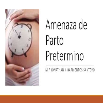 amenaza de parto pretermino GPC