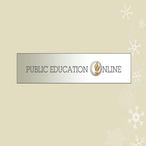 Information on Utah's Online Public Education Program