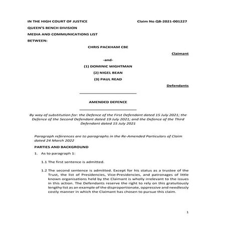 2022 05 13 QB 2021 001227 Claimant s Reply Final Signed pdf
