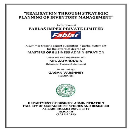 Training report full