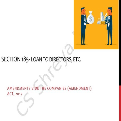 Ppt sec 185 186 188 anshu agarwal | PDF