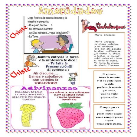 Amenidades para niños... Reírse es Buenísimo!!!