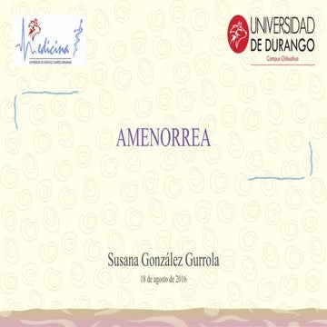 Amenorrea